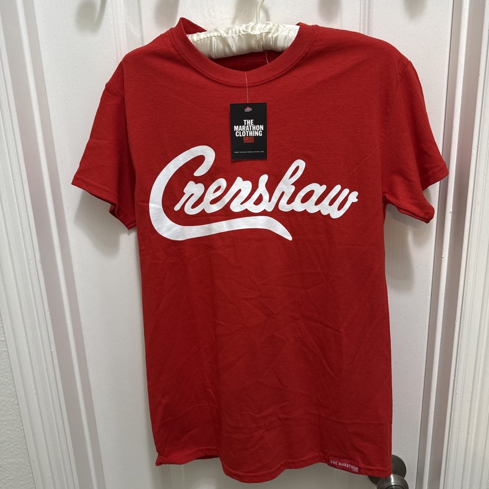 The Marathon Clothing Crenshaw Limited Edition Shirt Red Mens Small Unisex